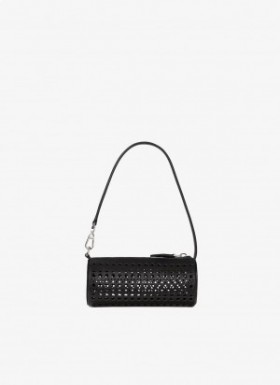  Alaia ミニ チューブ クラッチ バッグ-バッグ レディース ブラック 日本