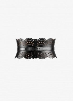  Alaia ビスチェ コルセット ベルト レディース ブラック 日本