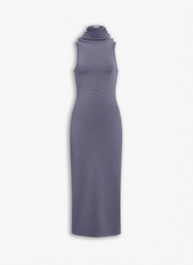  Alaia フード付きチューブドレス レディース スチール 日本