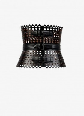  Alaia コルセット ベルト レディース ブラック 日本