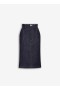  Alaia Pencil Denimskjørt Dame Blå Norge