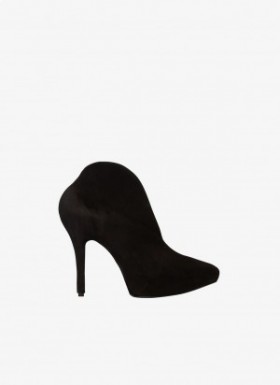  Alaia Slick Suede Booties Pumps Dame Svart Norge