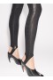  Alaia Coated Leggings Damskie Czarne Polska