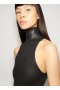  Alaia High Neck Coated Body Bodys Damskie Czarne Polska