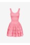  Alaia Shiny Crinoline Dress Women Pink Polska