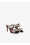  Alaia Tribal Velvet Mules Damskie Czarne Polska