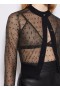  Alaia Sheer Jumper Vests Kobiety Czarny Polska