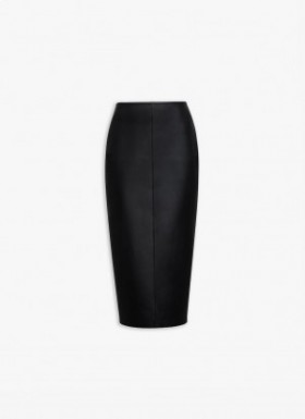  Alaia Pencil Leather Spódnice Damskie Czarne Polska