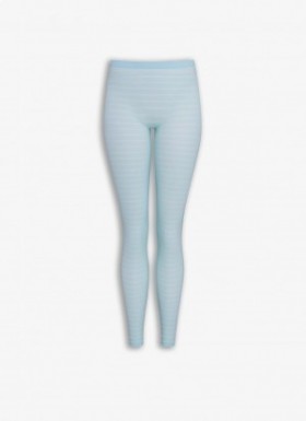  Alaia Sheer Stripes Leggings Damskie Niebieskie Polska