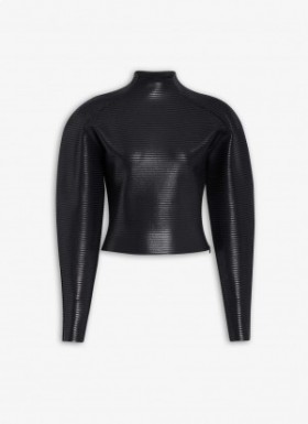  Alaia Coated Jumper Sweater Women Czarny Polska