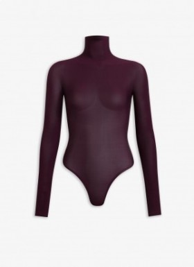  Body Bodys Alaia Gât Înalt Jersey Bordeaux România