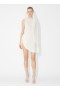  Alaia Draped Fluid Jersey Dress Women White Hrvatska