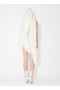  Alaia Draped Fluid Jersey Dress Women White Hrvatska
