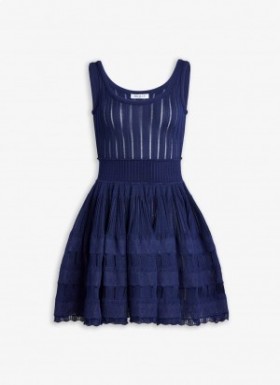  Alaia Shiny Crinoline Dress Women Blue Hrvatska