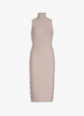  Alaia Knit Band Dress Women Nude Hrvatska