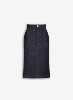  Alaia Pencil Denim Kjolar Dam Blå Sverige