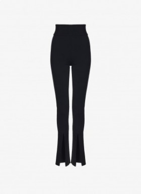  Alaia Stretch Knit Leggings Dam Svart Sverige