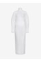  Alaia Palto Elbise Kadın Beyaz Türkiye