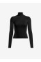  Alaia Rib Knit Jumper Kazak Kadın Siyah Türkiye