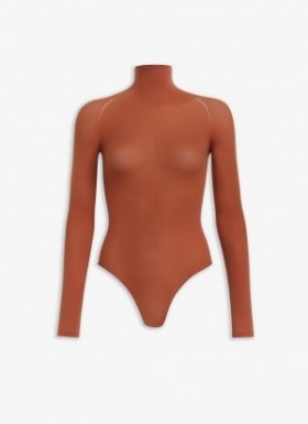  Alaia Second Skin Örgü Body Body Kadın Camel Türkiye