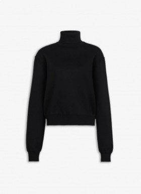 Alaia Oversize Jumper Kazak Kadın Siyah Türkiye