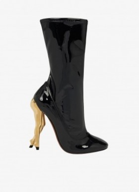  Alaia Cabaret Boots نسائي ذهبي المملكة العربية السع