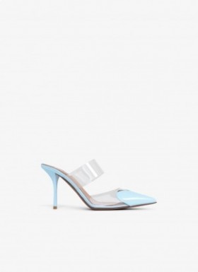  Alaia Le Cœur حذاء مفتوح نسائي أزرق المملكة العربية السع