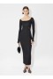 Alaia Sculpting Jersey Dress Women Black Česká