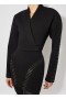  Alaia Wool Embroidered Mini Dress Women Black Česká