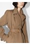  Alaia Midi Trench Coats Dame Beige Danmark