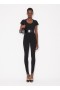  Alaia Stretch Leggings Dame Sort Danmark