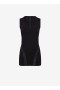  Alaia Wool Geborduurde Mini Jurk Dames Zwart Nederland