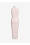 Alaia Sheer Sculpting Bodycon Jurk Vrouwen Naakt Nederland