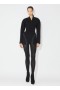  Alaia Wool Geborduurde Mini Jurk Dames Zwart Nederland