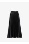  Alaia Crocodile Satin Midi Rokken Dames Zwart Nederland