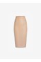  Alaia Latex Pencil Skirts Dames Goud Nederland