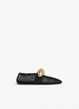  Alaia Ballet Jewel Ballerina Dames Zwart Nederland