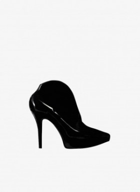  Alaia Slick Patent Leather Booties Pumps Dames Zwart Nederland