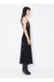 Robe Asymétrique Torsadée Alaia Femme Noir France