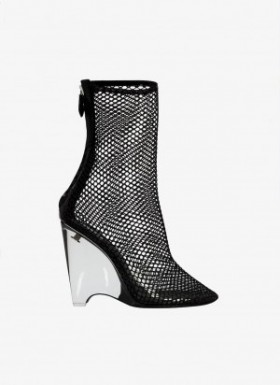  Bottes Compensées Alaia La Cage Femme Noir France