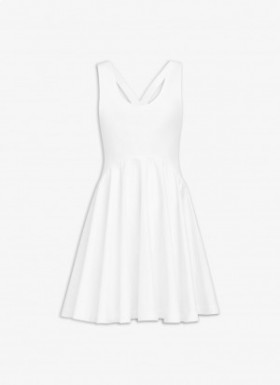  Robe courte transparente Alaia Femme Blanc France