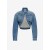  Vestes Cardi en Jean Alaia Femme Bleu France