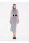  Alaia Kapuzen-Tube-Kleid Damen Steel Deutschland