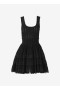  Alaia Shiny Crinoline Kleid Damen Schwarz Deutschland