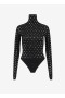  Alaia Eyelet Jersey Body Bodys Damen Schwarz Deutschland