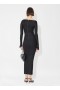 Alaia Sculpting Jersey Dress Damen Schwarz Deutschland