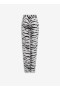  Alaia Straight Animal Denim Pants Damen Schwarz Deutschland