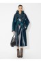  Alaia Mirror Wool Trenchcoats Damen Blau Deutschland