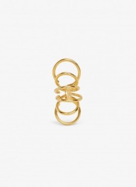  Alaia Loop Earcuff Große Ohrringe Damen Gold Deutschland