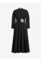  Alaia Poplin Cross Belt Dress Women Black Ελλάδα